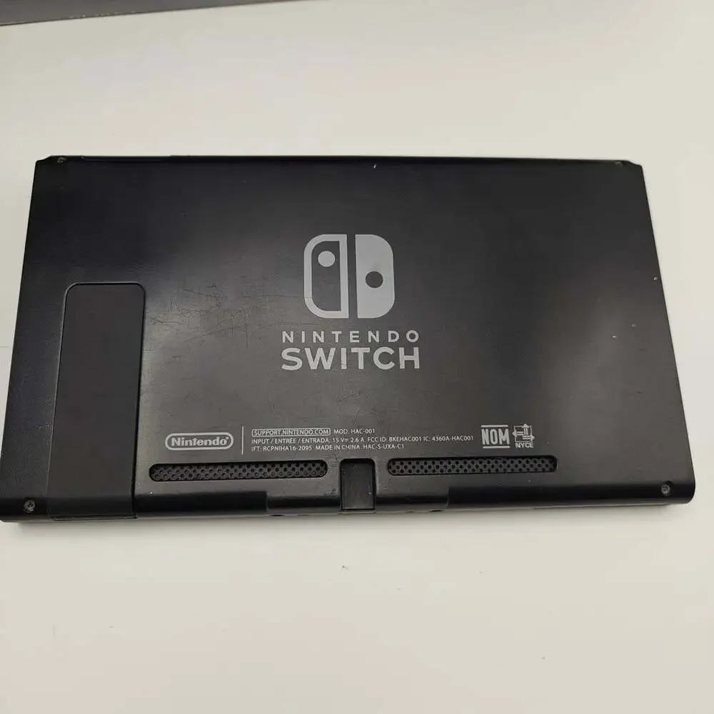 Nintendo Switch Gray Console V1 HAC-001 In Box With Accessories & 2 Games